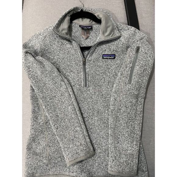 Patagonia Better Sweater 1/4 Zip Fleece Women's XS Marled Gray - Picture 3 of 6